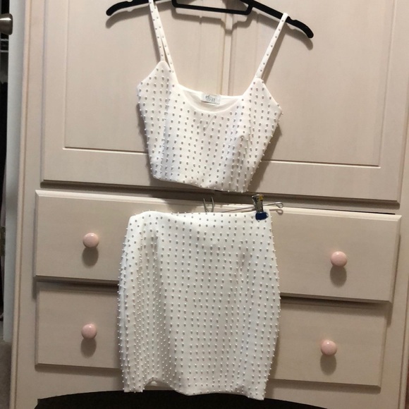 Oh Polly Dresses & Skirts - ✖️SOLD White Two Piece Set